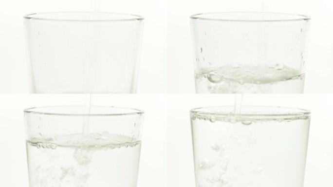 倒杯水水杯喝水开水