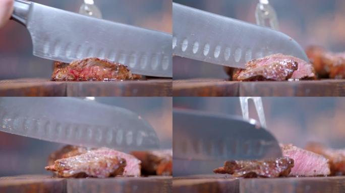 牛肉牛排烤箱烤盘视频素材烹饪方式