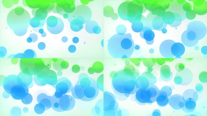 动态流动的液体气泡形状运动图形元素。具有动态彩色形式的圆形流体梯度运动背景横幅。无缝循环动画