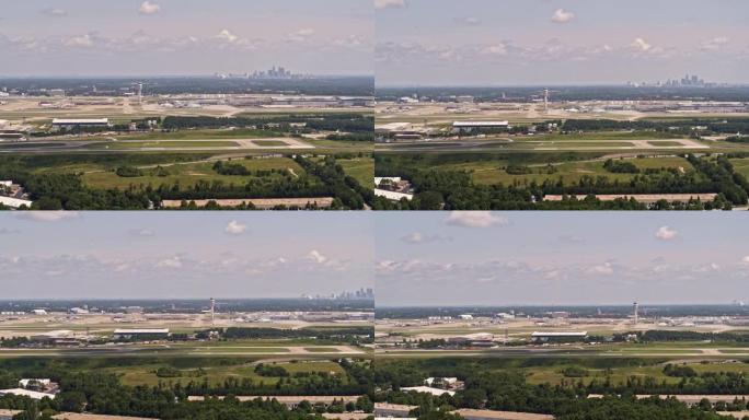 亚特兰大航空v450机场慢速全景