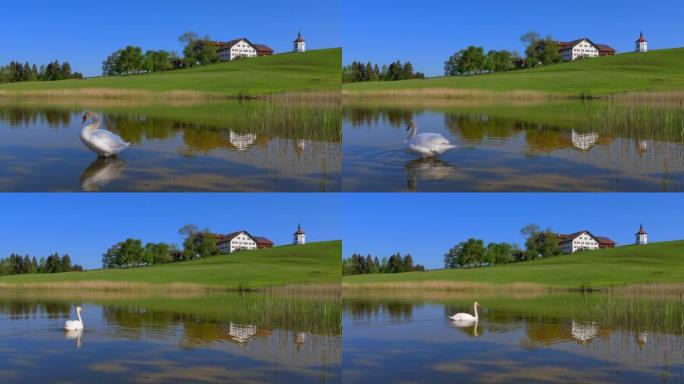 Hergratsrieder Lake，Bavaria，德国