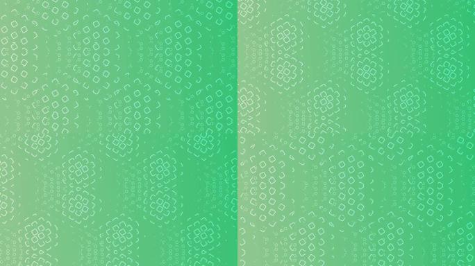 4k带正方形的抽象绿色背景图案