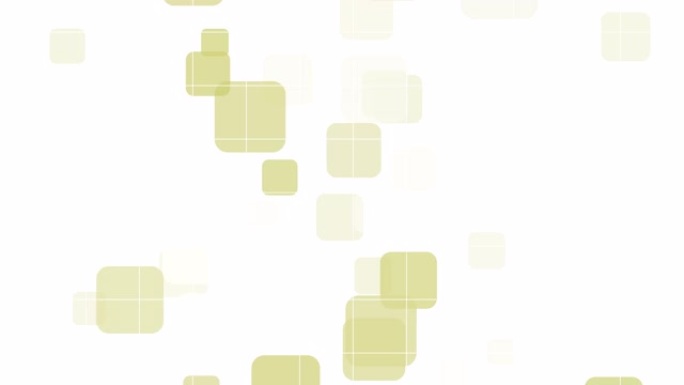4k抽象商务技术黄色方形白色背景