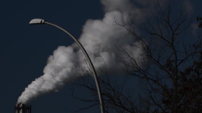德国柏林环境印象浓烟空气污染大气有害气体