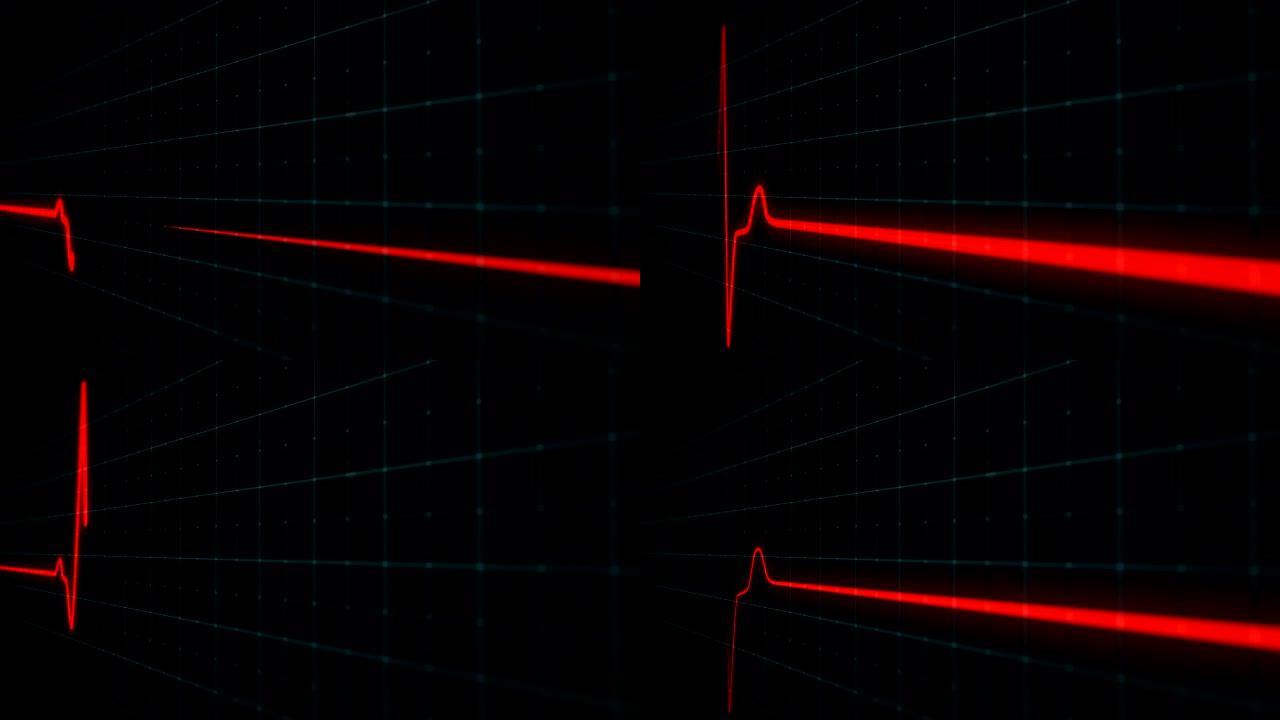 心电图屏幕，心电图心跳监测