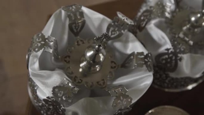 教堂婚礼用银冠铁艺