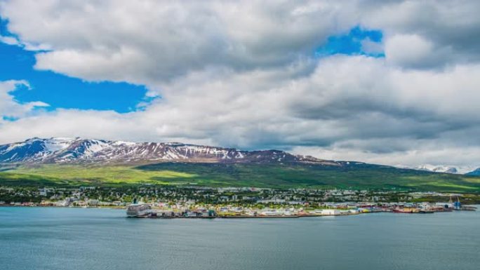 冰岛的大云延时视频