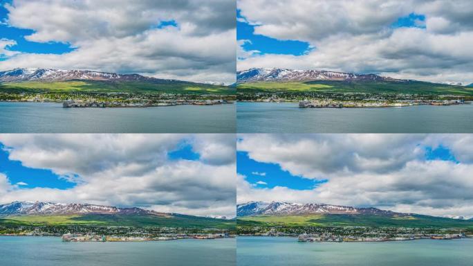 冰岛的大云延时视频