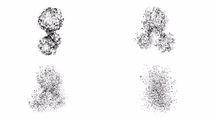 线框网状H2O水分子。连接结构。科学和医疗保健概念。网络空间网格科学技术