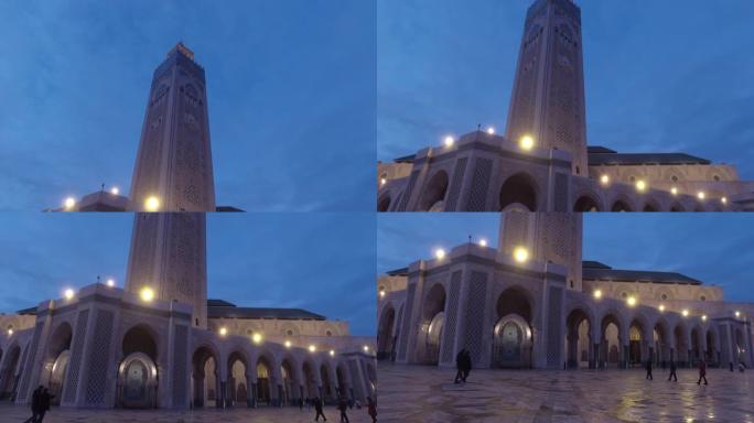 波夫，这是清真寺的平原，哈桑二世，在卡布布兰克，