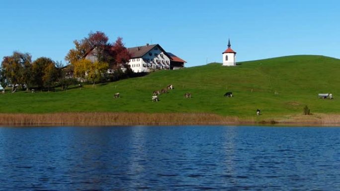 德国巴伐利亚州富森附近的赫格拉茨里德湖