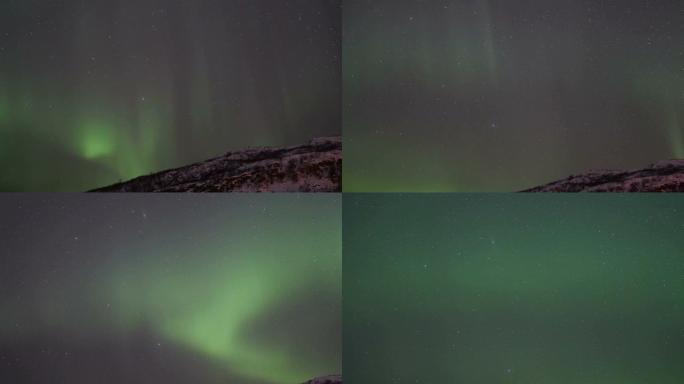 北极光 (北极光) 在Abisko，瑞典，北极