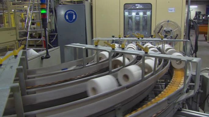 卫生纸生产卫生纸工厂房生产车间流水线