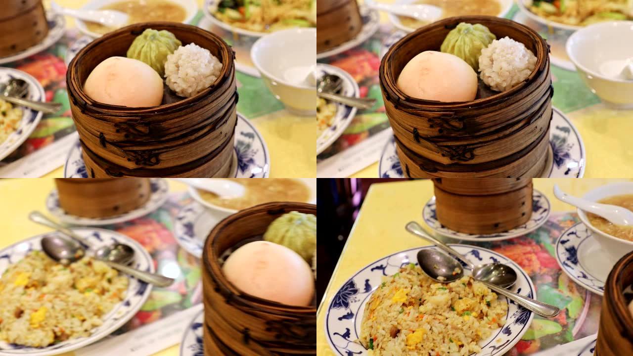 横滨的中国餐厅蛋炒饭中国餐饮