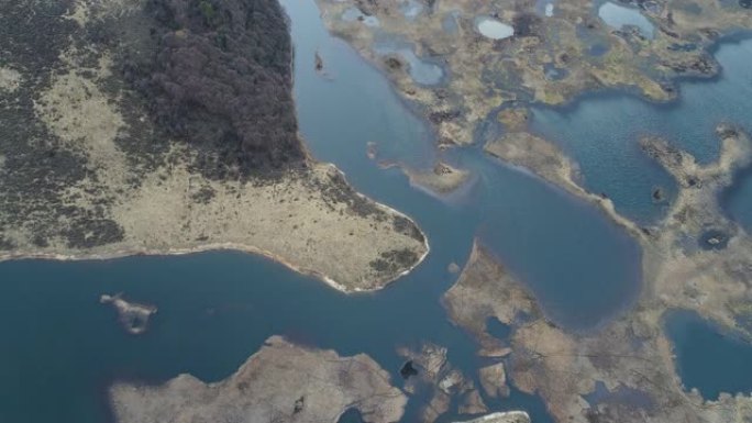 高原湖泊在中国四川长海子