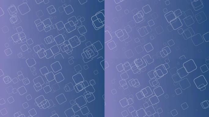 4k抽象商业技术方形形状蓝色背景