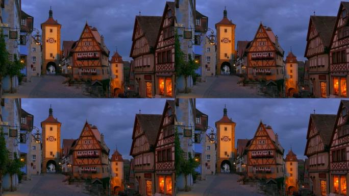 Plnlein，Rothenburg ob der Tauber，德国