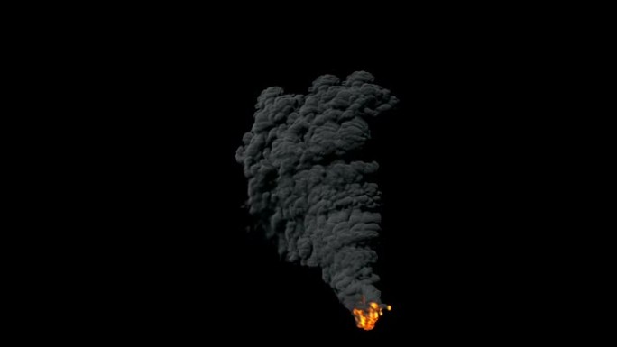 烟雾/火山爆炸爆炸火焰烟雾特效