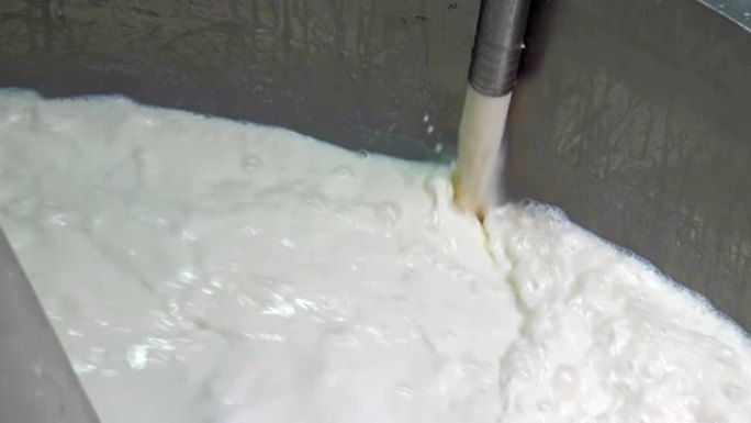 Raw Milk Towing to Pasteurization Tank - Zoom Out