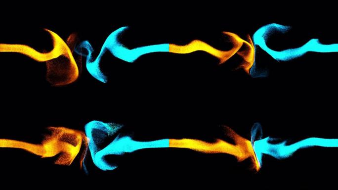 火与水对撞碰撞融合聚合视频素材