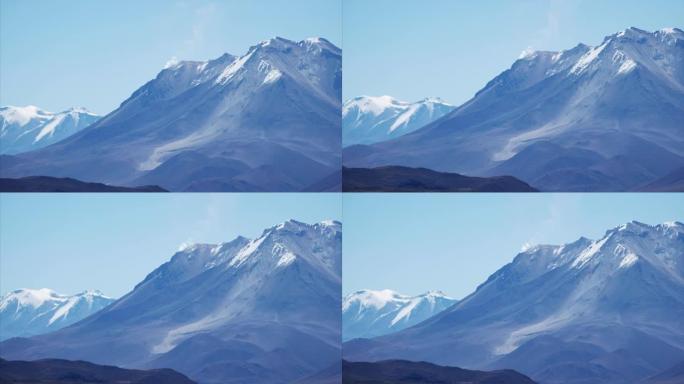 玻利维亚高原的雪花山