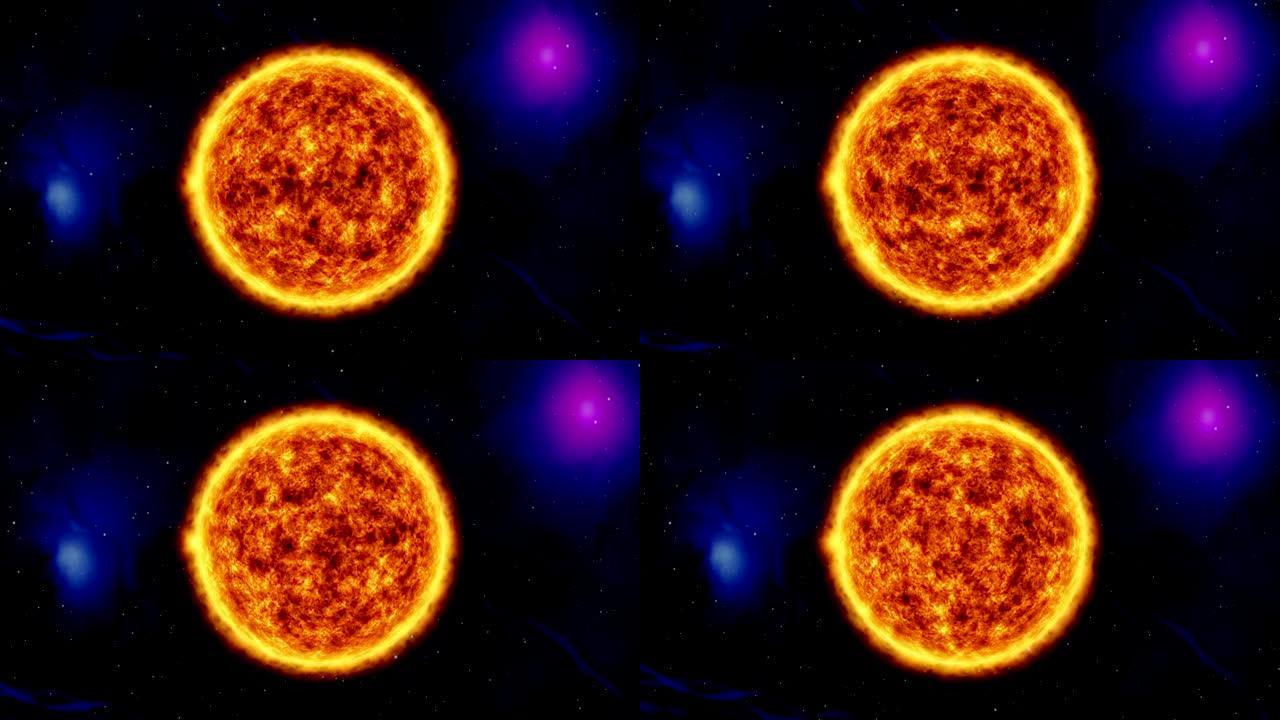 太阳的三维模型太阳