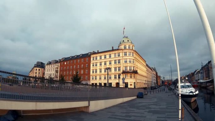 哥本哈根Nyhavn运河时间延时