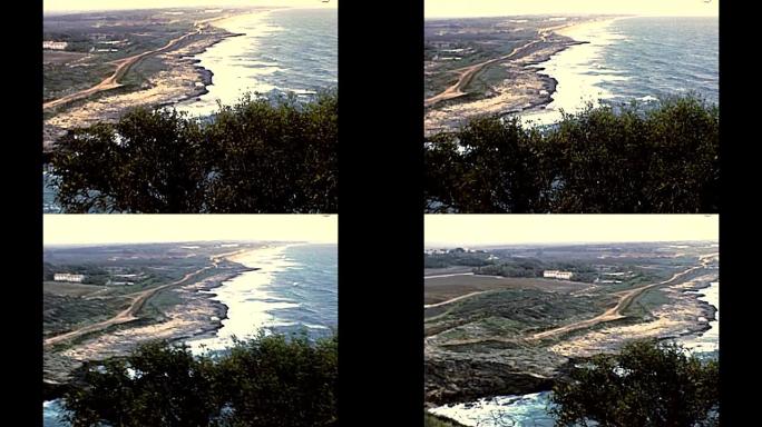 1970年代黎巴嫩-以色列边境鸟瞰图