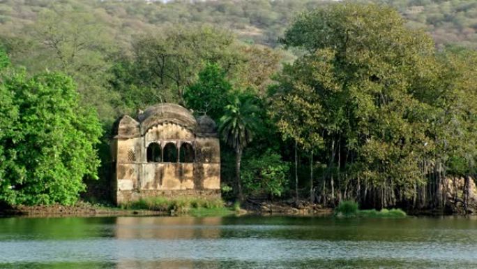 湖区的Ranthambore raj bhagh堡