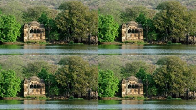 湖区的Ranthambore raj bhagh堡