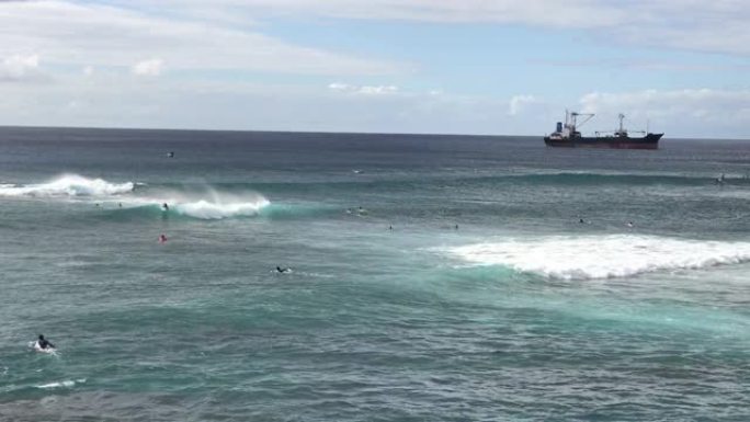 冲浪海浪Rapa Nui复活节岛4k视频Up创作