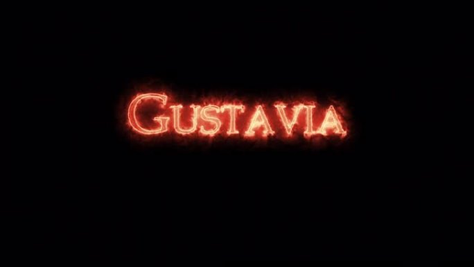 古斯塔维亚用火写的。循环