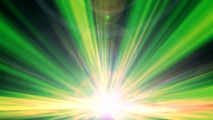 雷轻火4k抽象色彩渲染科技绿色光线雷清火
