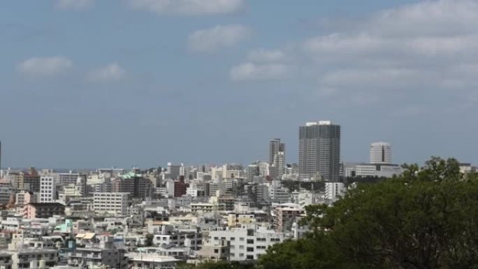 冲绳那霸的城市景观