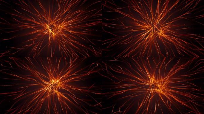 星系运动背景下的技术旋流线未来光爆炸速度。