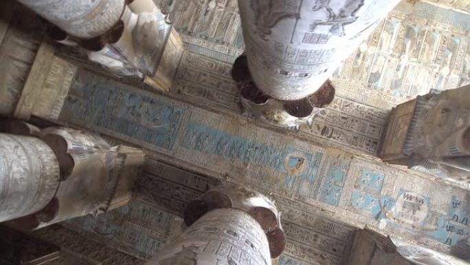丹德拉神庙或哈索尔神庙。埃及。丹德拉，丹德拉，是埃及的一个小镇。丹德拉神庙建筑群，古埃及上保存最完好