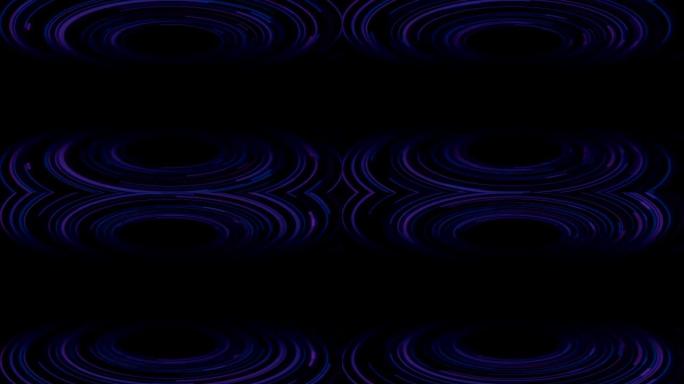 深蓝色紫色圆形线条抽象未来技术运动背景
