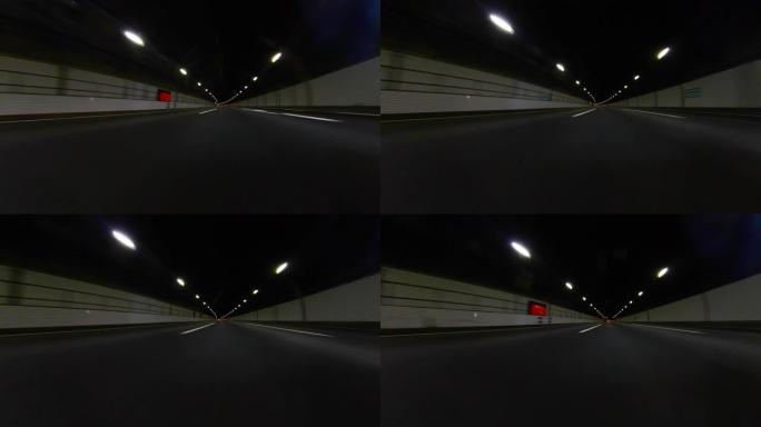 高速公路上的夜间驾驶 | 隧道