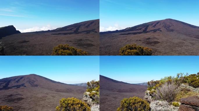 留尼汪岛皮翁德拉富尔奈斯火山的美景