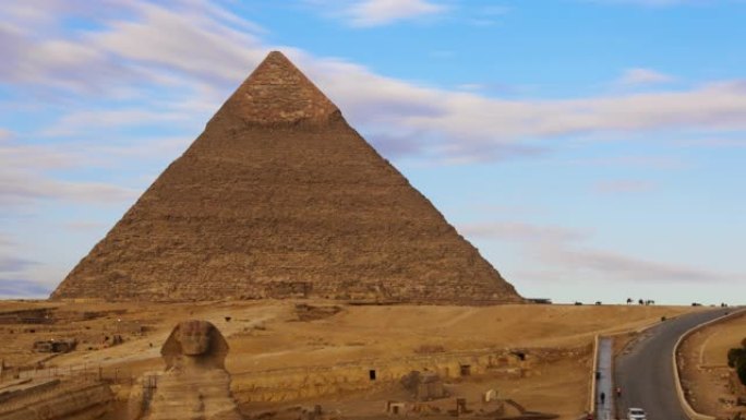 古代狮身人面像和金字塔，埃及的象征
