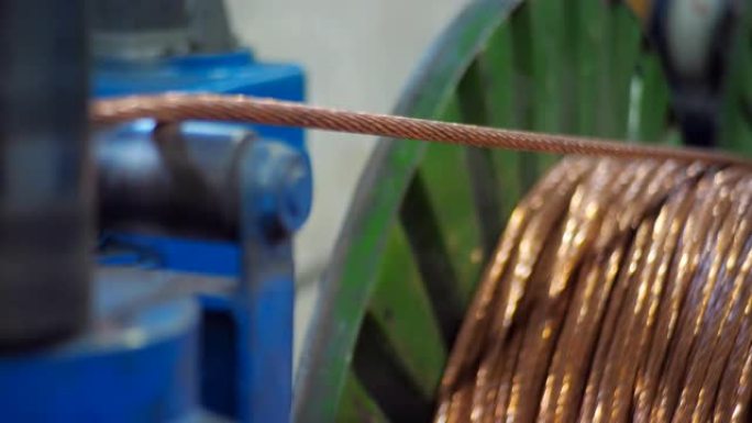 电缆线生产和工厂机器