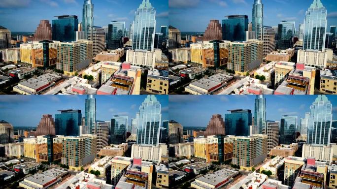 奥斯汀德克萨斯天际线城市景观高摩天大楼改造德克萨斯州首府