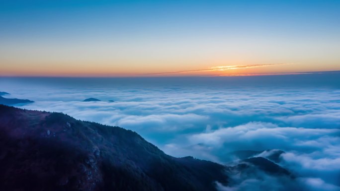 金华北山云海无人机