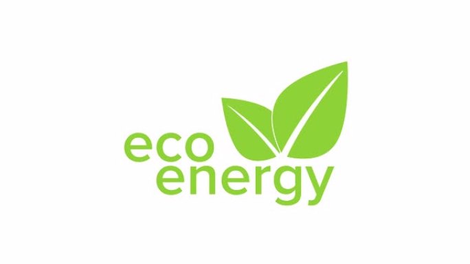 绿色生态能源概念视频动画生态动力替代能源，清洁发电方式-概念动画
