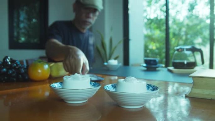 椰奶椰子布丁饮食文化甜点