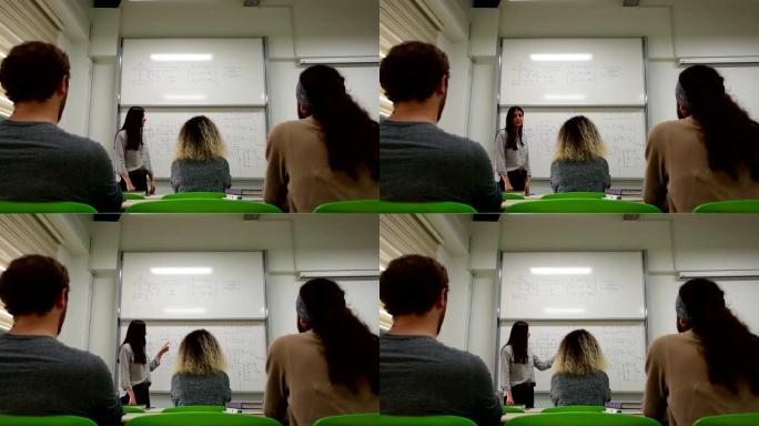 学生在教室学习