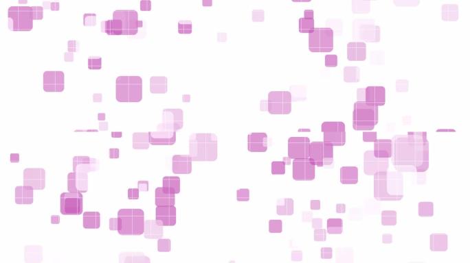 4k抽象商务技术粉色方形白色背景