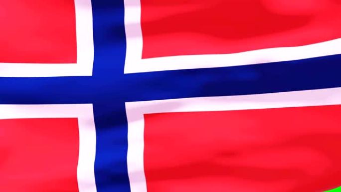 擦除挪威过渡旗4K 60fps