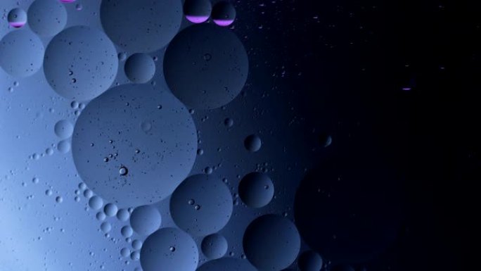 彩色油泡高级泡泡粒子动画抽象色彩渲染