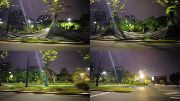 城市夜景开车视频素材66